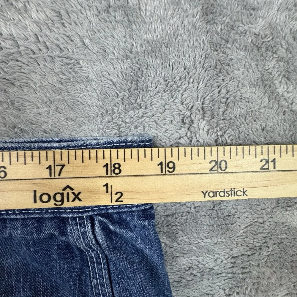 Venezia Jeans Women's 20 (37.5x5.25) Blue Denim Carpenter Shorts Plus Size Y2K